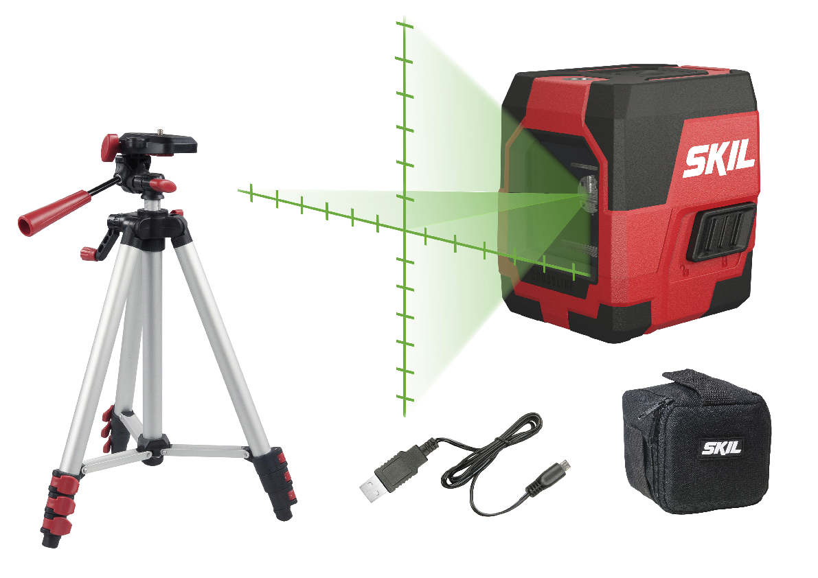 SKIL 1911 DA – Nível Laser de Linha Cruzada (Cross Line Laser)