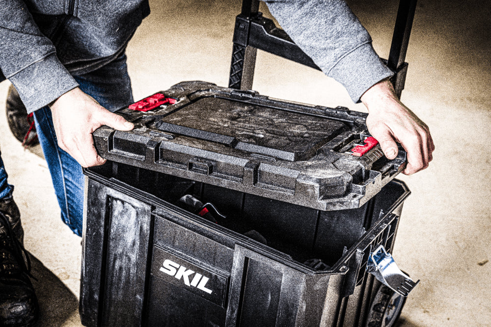 Sistema de Armazenamento Modular com Trolley SKIL