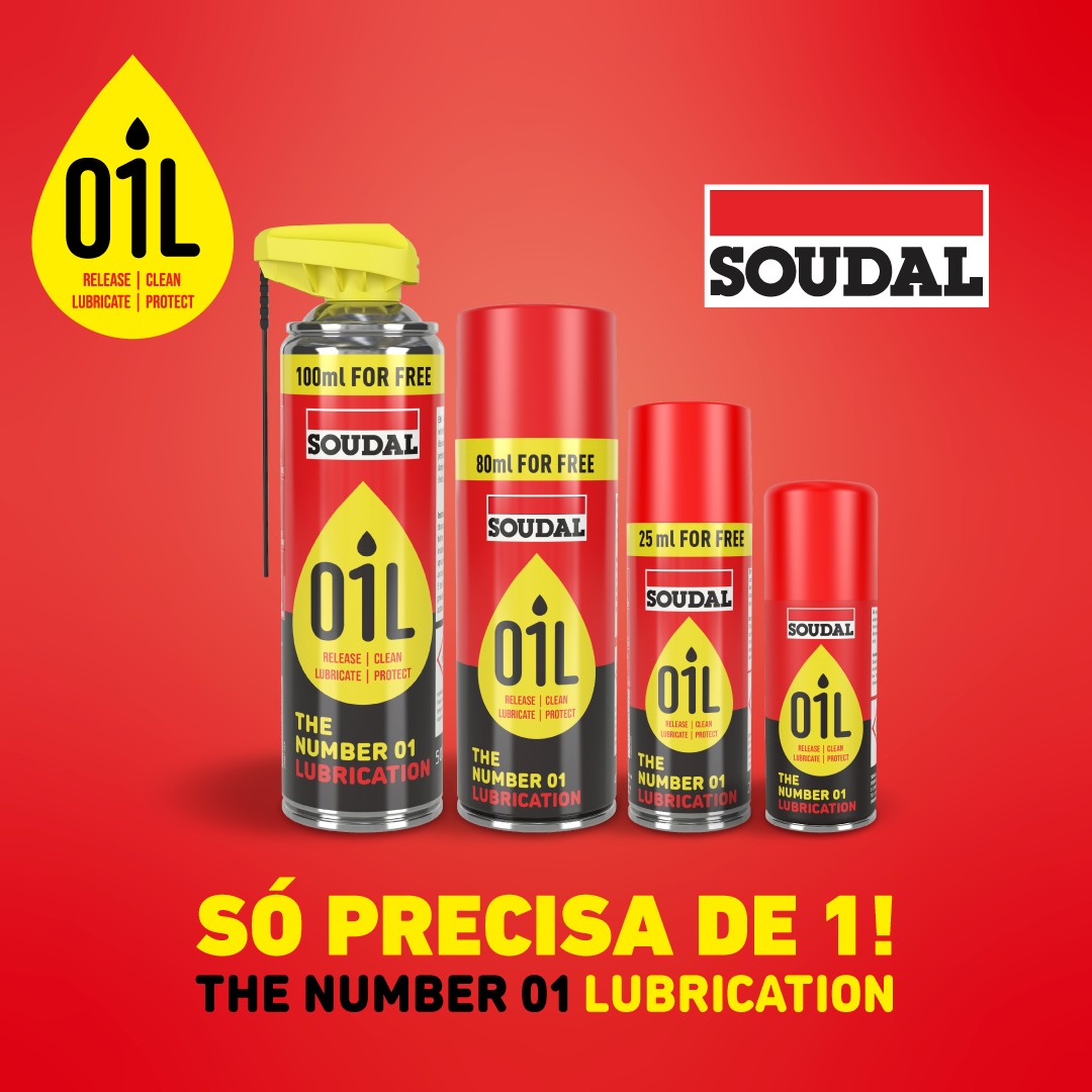 Spray Lubrificante Soudal OIL 400ml