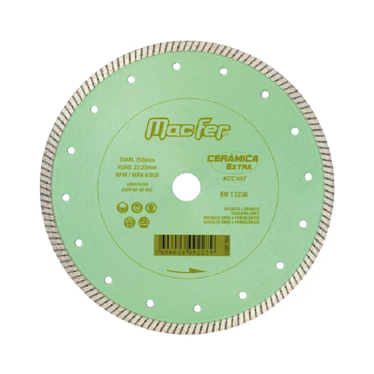 Disco Diamantado Porcelana Extra Fino Macfer KCC 103