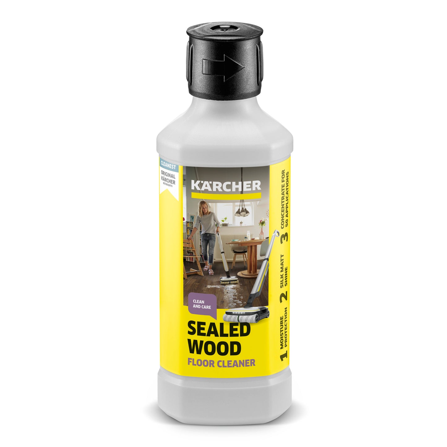Limpeza e cuidado piso de madeira envernizada RM 534 500ml